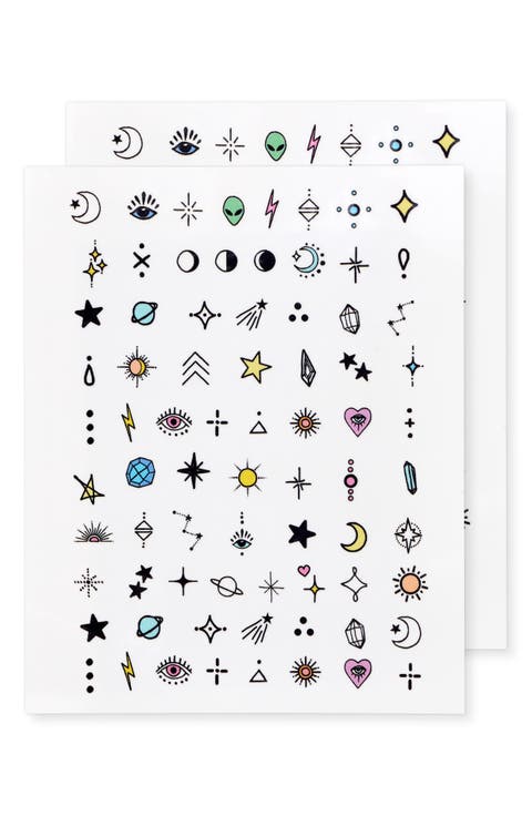 Stellar Nail Art Temporary Tattoos