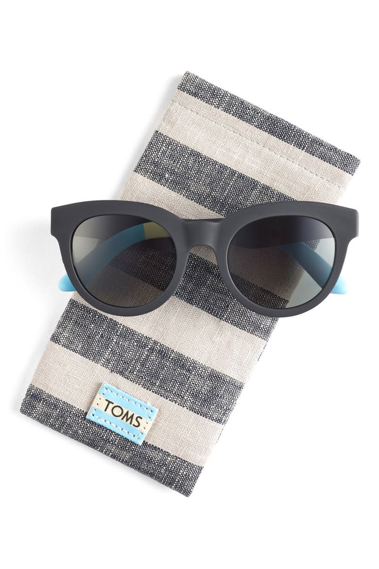 'Traveler' 52mm Sunglasses, Alternate, color, BLACK