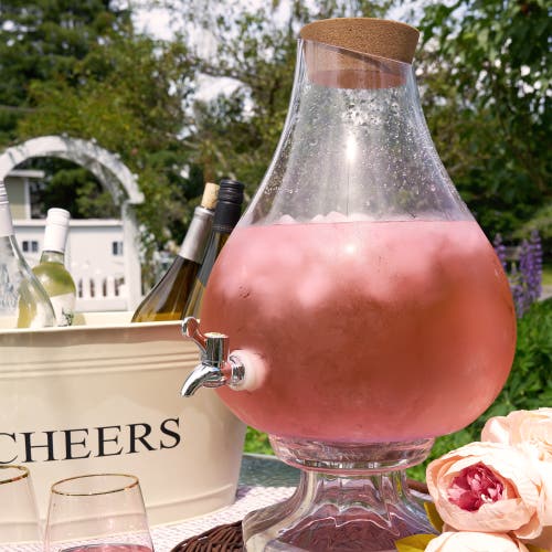 Twine Pearl Beverage Dispenser In Clear