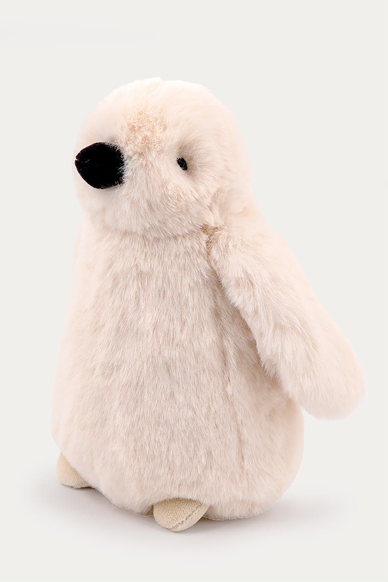 Winston the Emporer penguin stuffed animal beige, Alternate, color, Beige