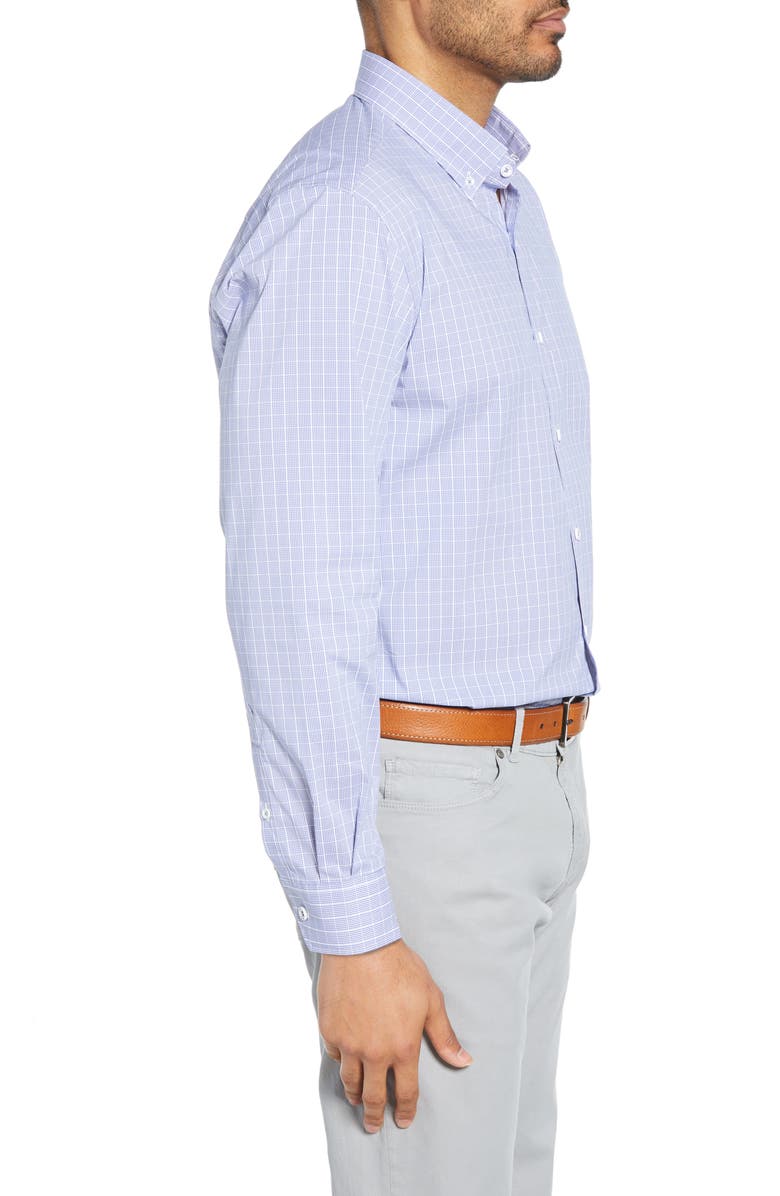 Cutter & Buck Soar Classic Fit Windowpane Check Shirt, Alternate, color, Chelan