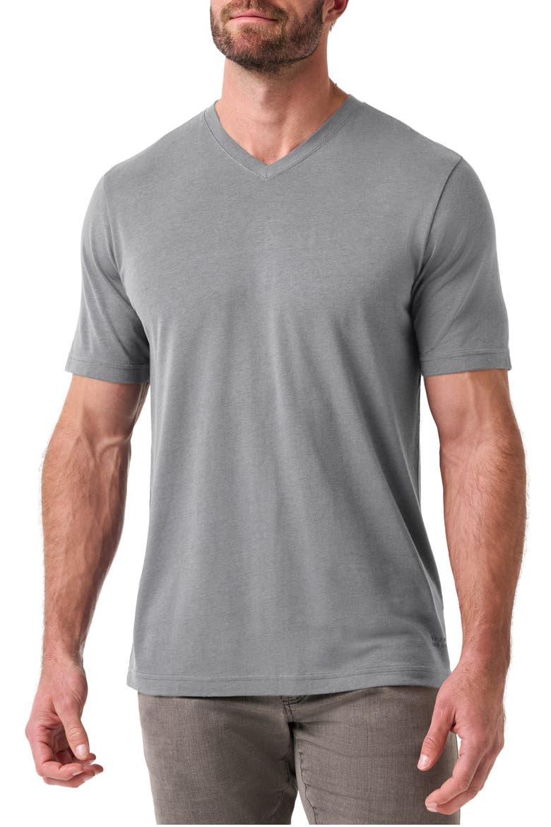 Cloud V-Neck T-Shirt, Main, color, LIGHT GREY