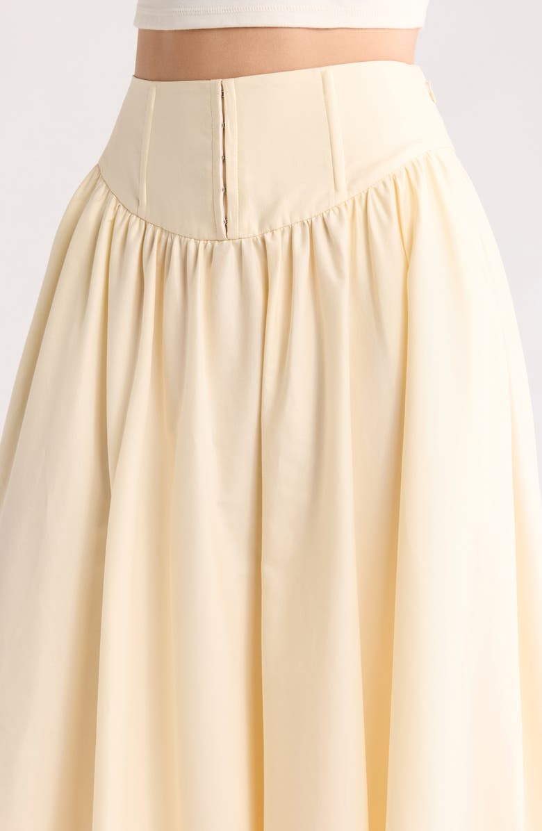 Reformation Polina Cotton Maxi Skirt, Alternate, color,