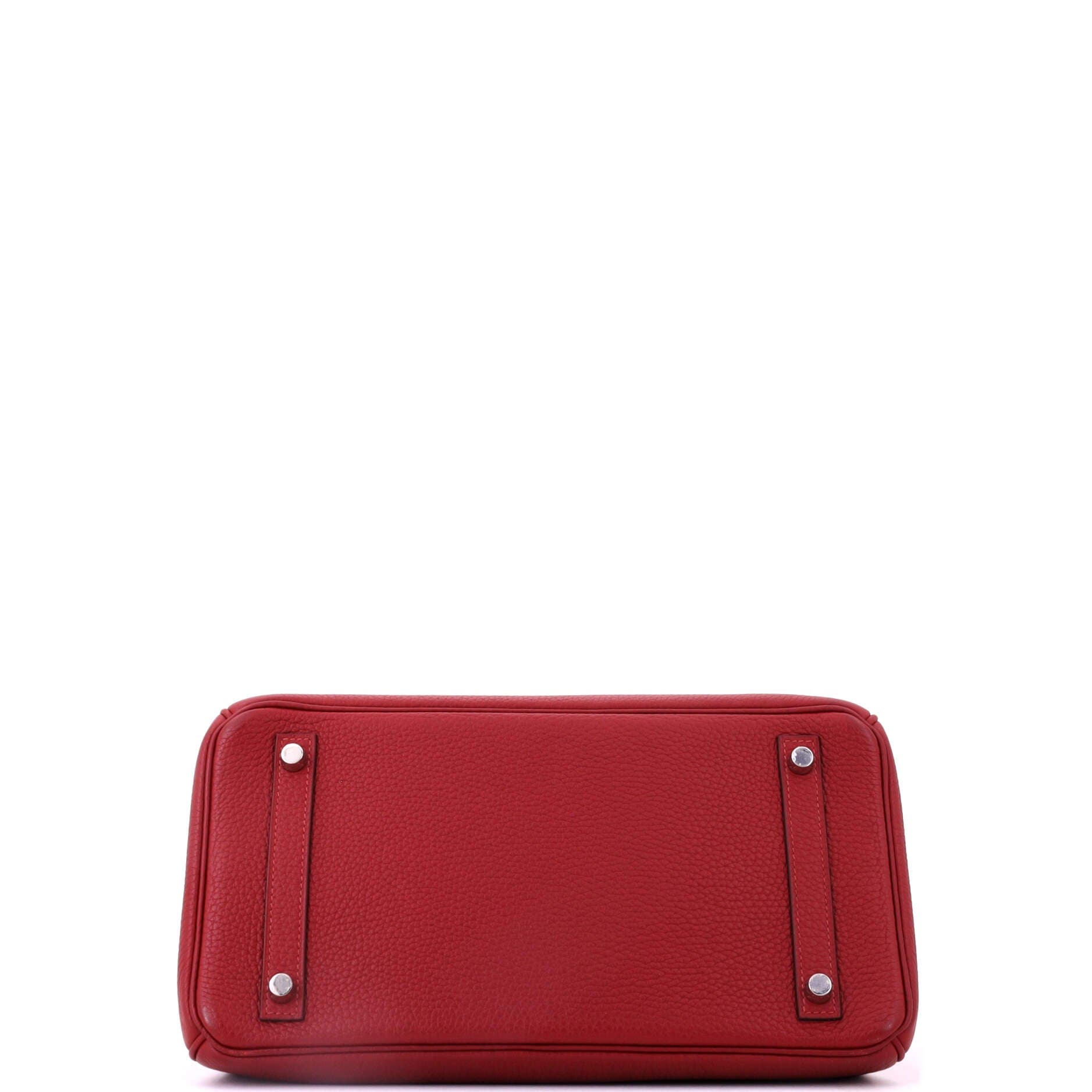 Birkin Handbag Red Togo with Palladium Hardware 30, Alternate, color, Red
