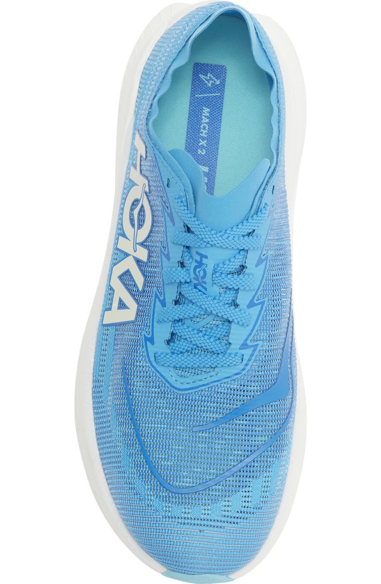 HOKA Mach X 2 Running Shoe, Alternate, color, Skyward Blue / Electric Cobalt