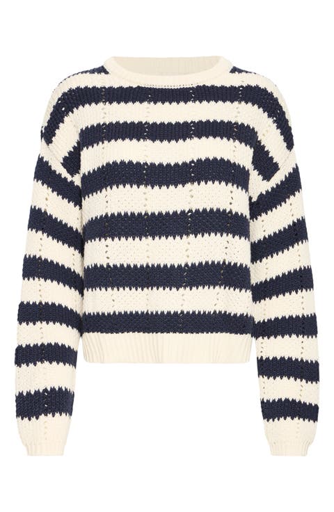 Befila Striped Crewneck Sweater
