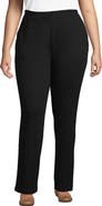 Lands' End Plus Size Sport Knit High Rise Pants