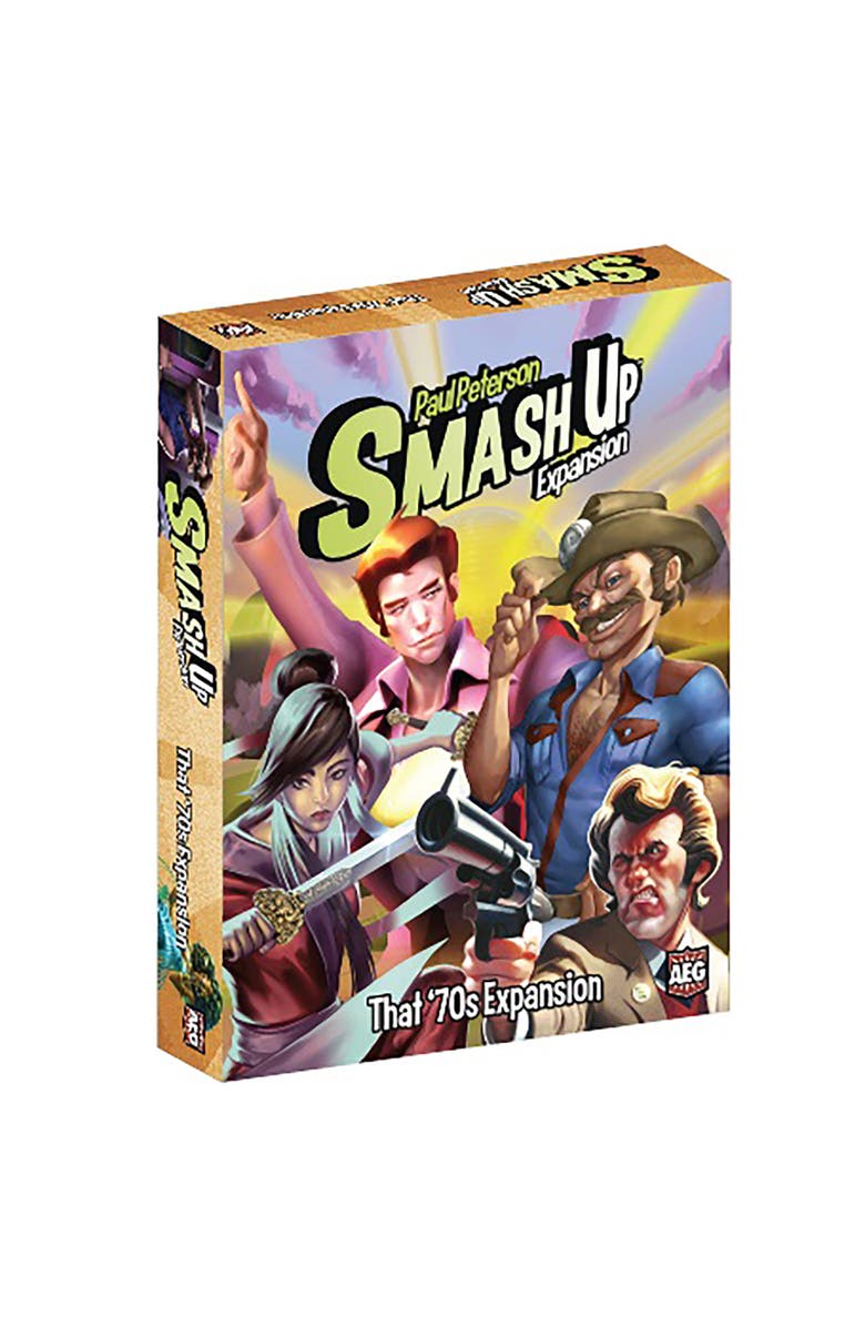 Alderac Entertainment Group (AEG) Alderac Entertainment Group Smash Up That 70S Stand Alone Expansion, Family, Main, color, Multicolored
