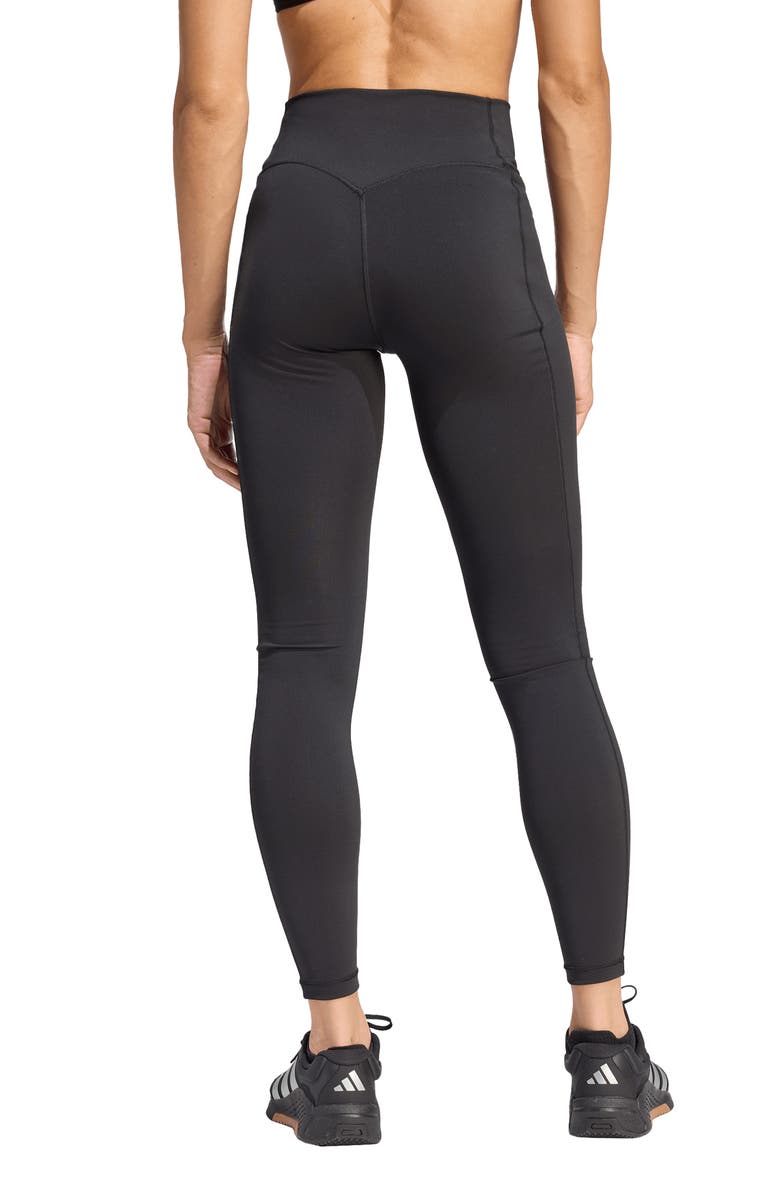 adidas Optime Workout Full Length Leggings, Alternate, color, Black