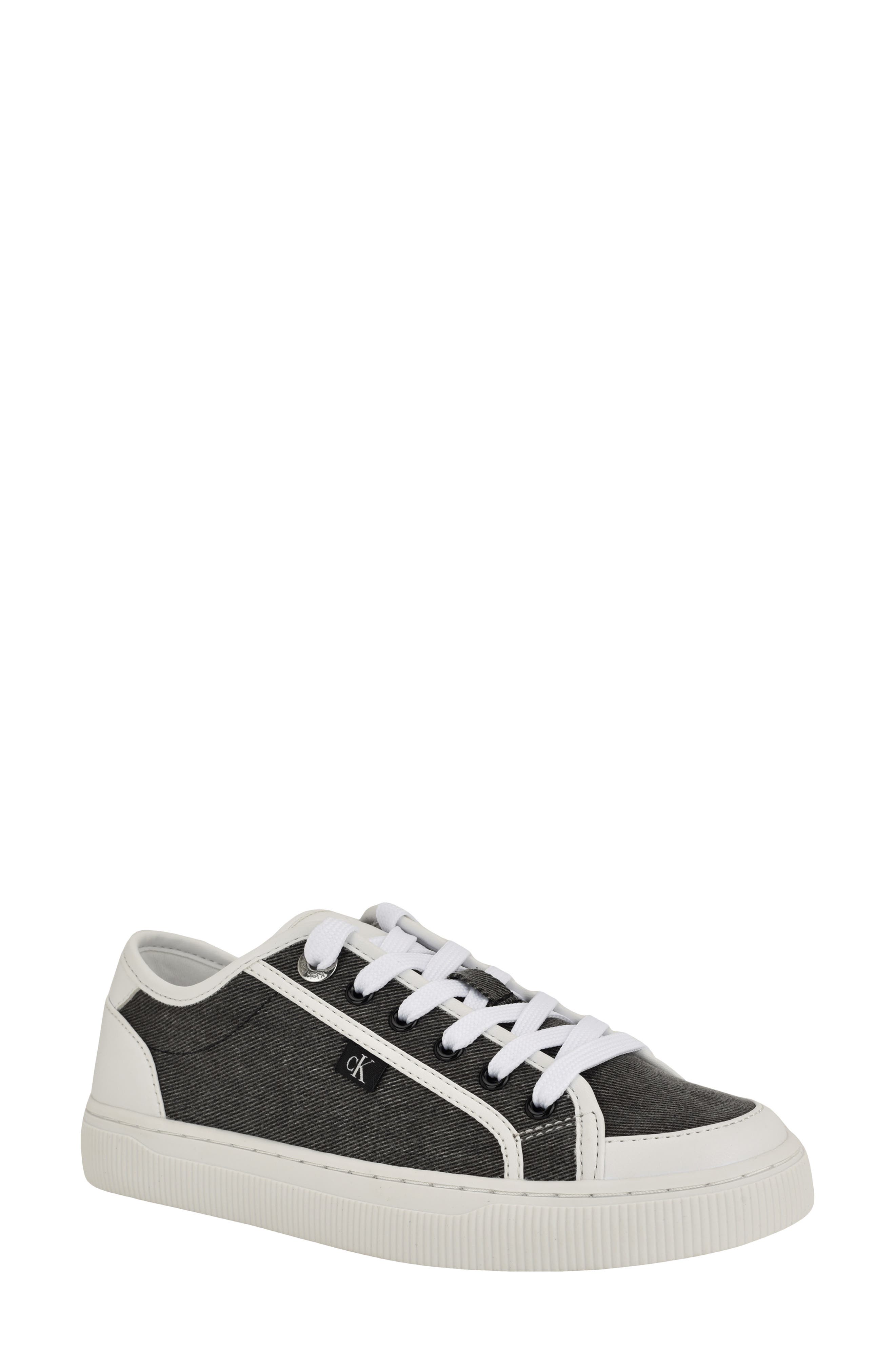Calvin Klein Lorean Low Top Sneaker, Main, color, Black