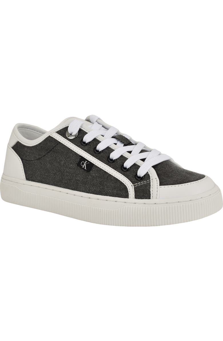Calvin Klein Lorean Low Top Sneaker, Main, color, Black