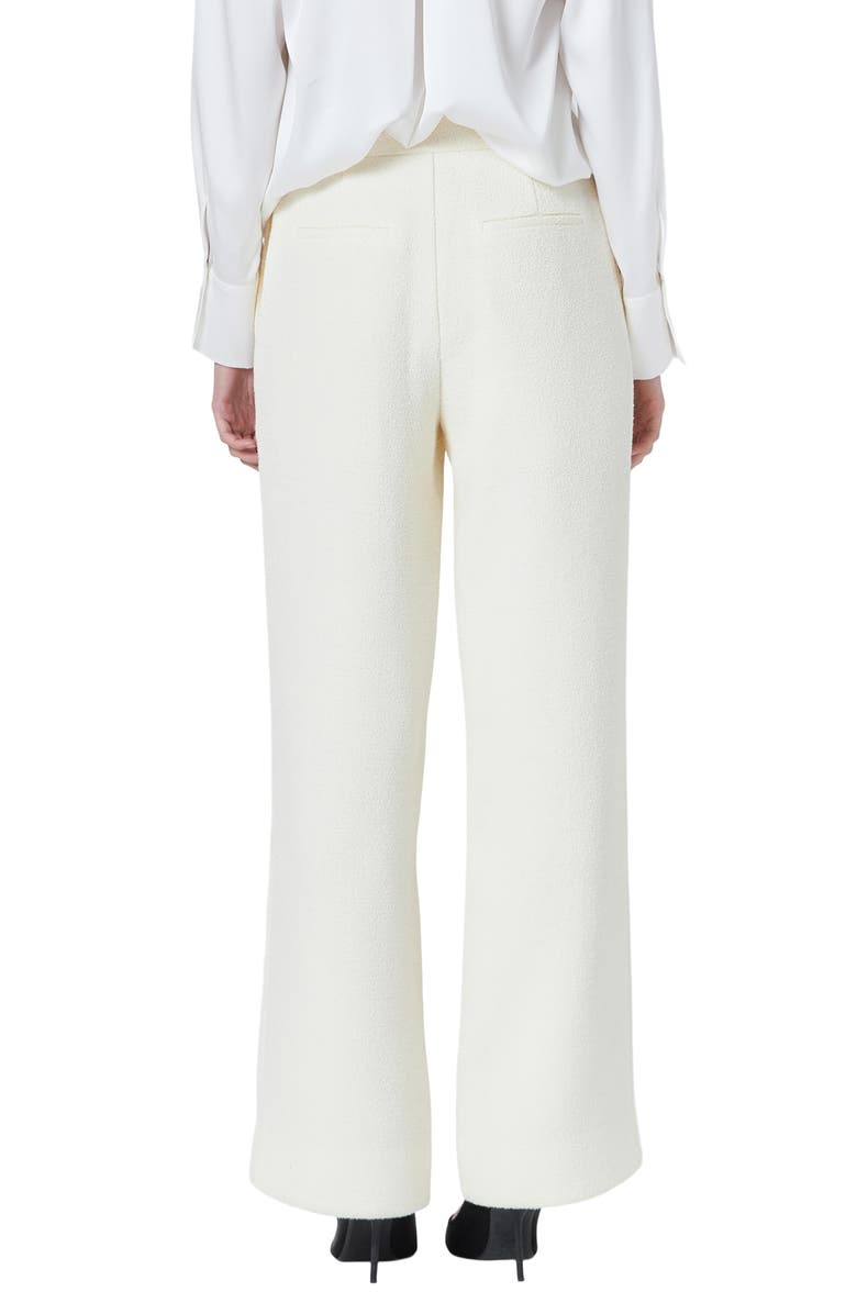 Endless Rose Tweed Wide Leg Pants, Alternate, color, Cream
