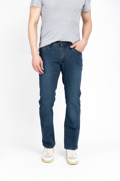 Jack Of Spades Jack Fit Five Pocket Jeans In Medium Indigo