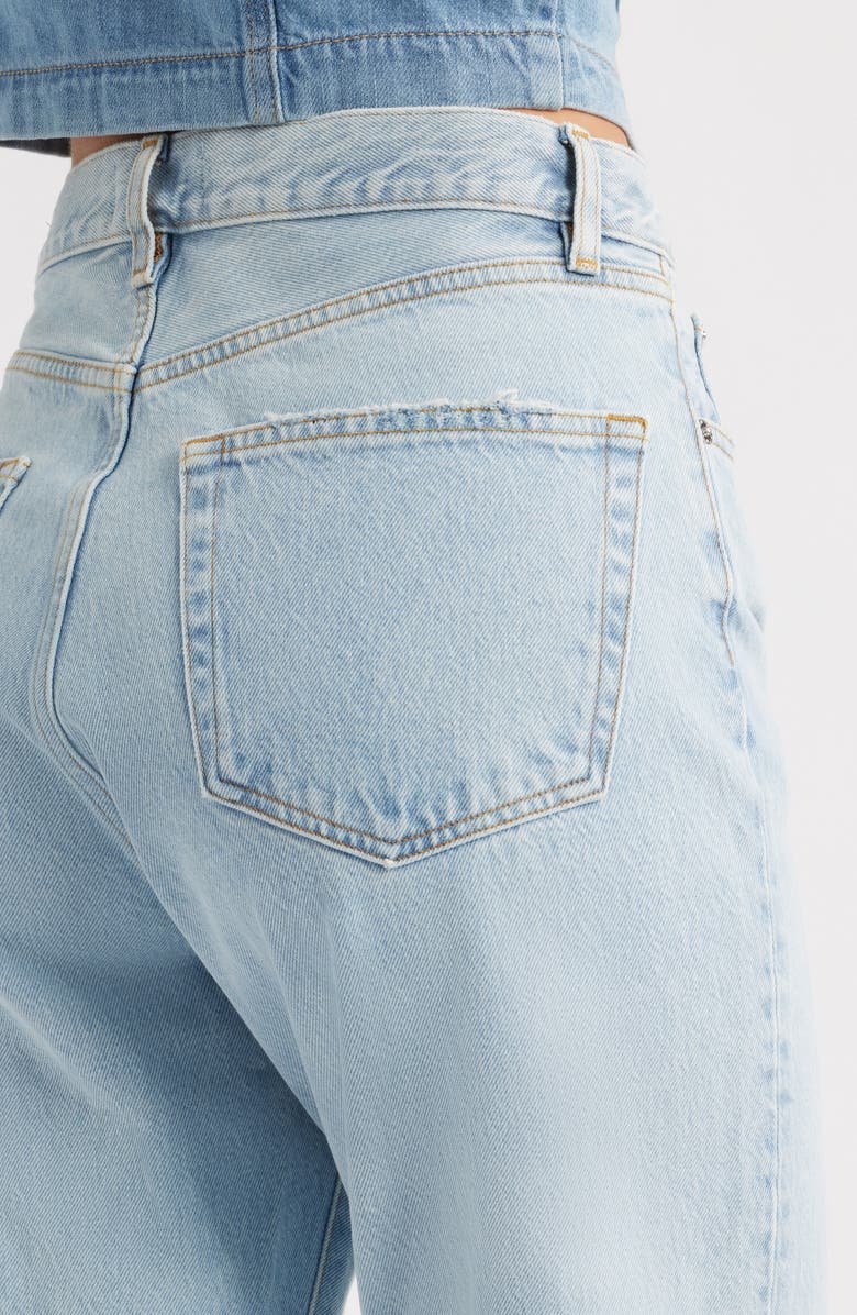 FRAME The Vertical High Waist Relaxed Straight Leg Jeans, Alternate, color, Vancouver