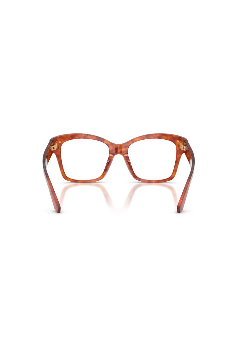 52mm Square optical glasses, Alternate, color, Brown