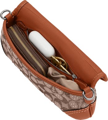 Soho 25 Crystal Signature Jacquard Shoulder Bag