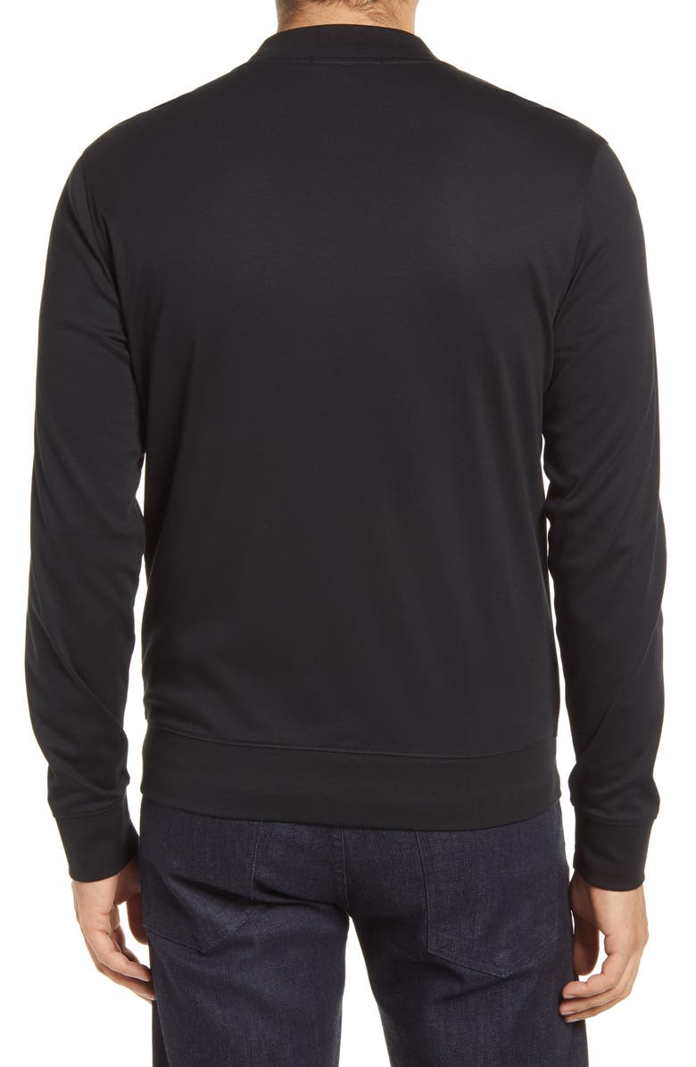 Robert Barakett Georgia Pima Cotton Jacket, Alternate, color, Black