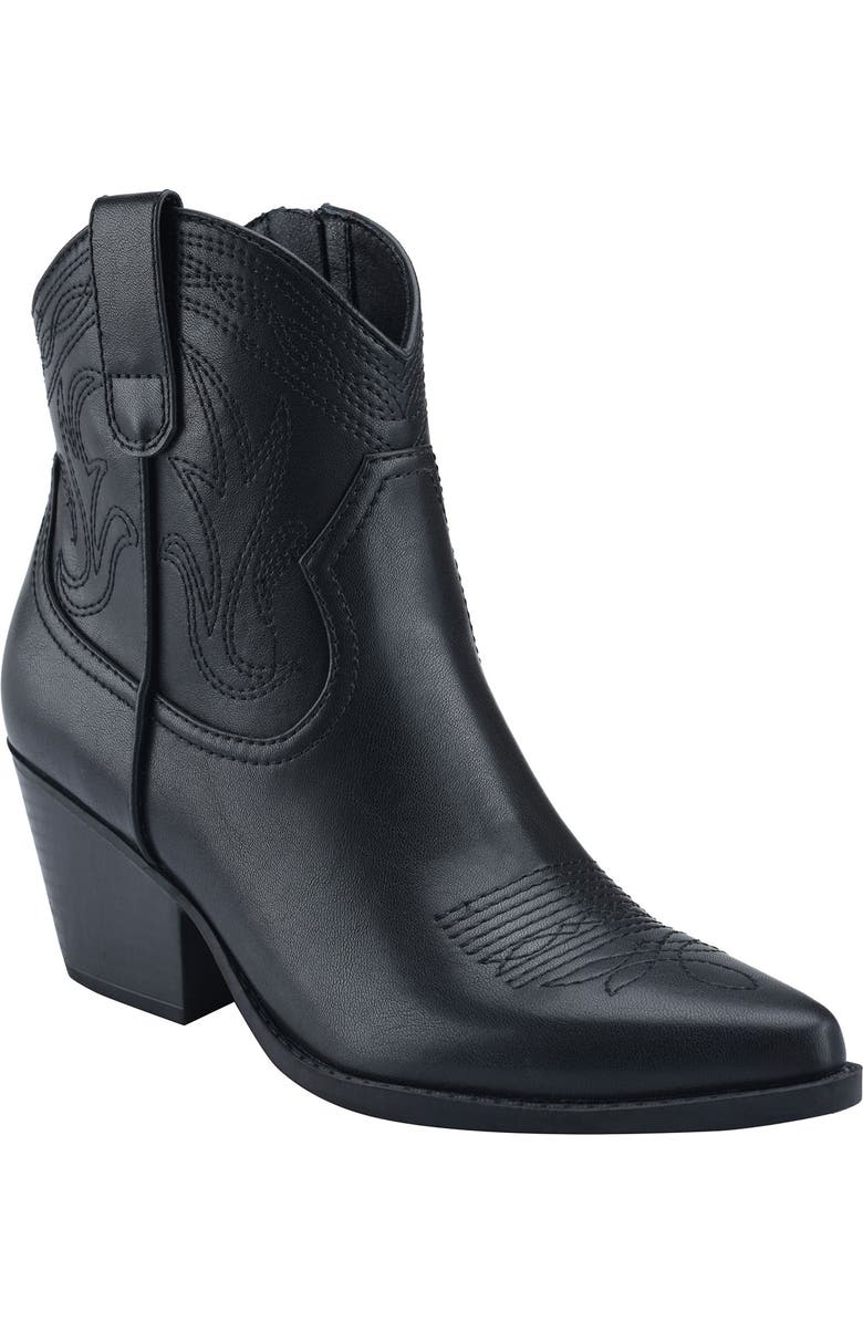 Indigo Rd Spring Western Faux Leather Bootie, Main, color,