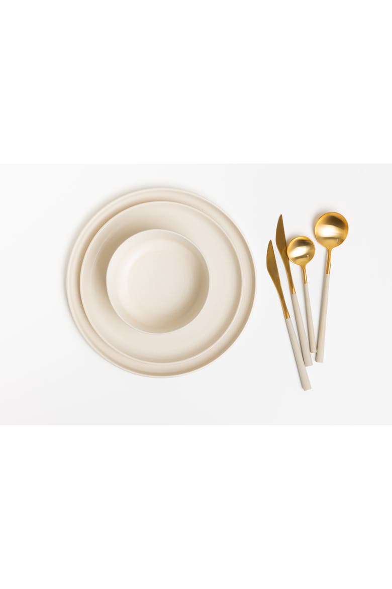 Essential Salad Plate, Set of Four, Alternate, color, Neutral