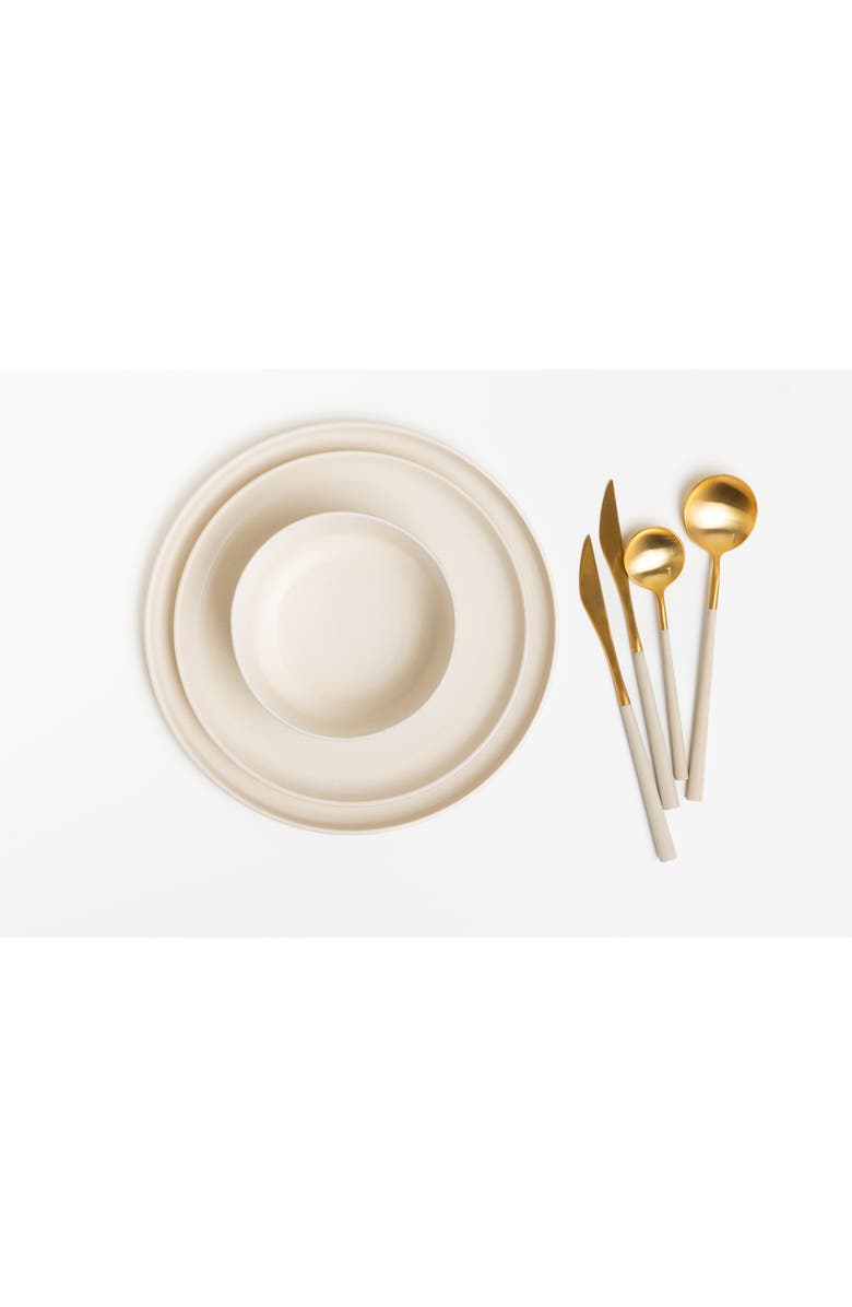 House of Revelry Essential Salad Plate, Set of Four, Alternate, color, Neutral