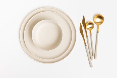 House Of Revelry Essential Salad Plate, Set Of Four In Neutral