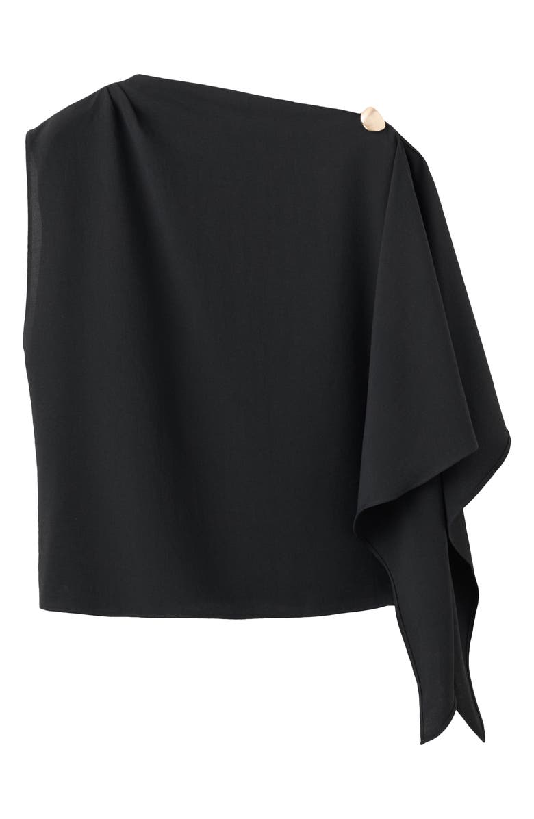 MANGO Asymmetric Ruffle Top, Alternate, color,