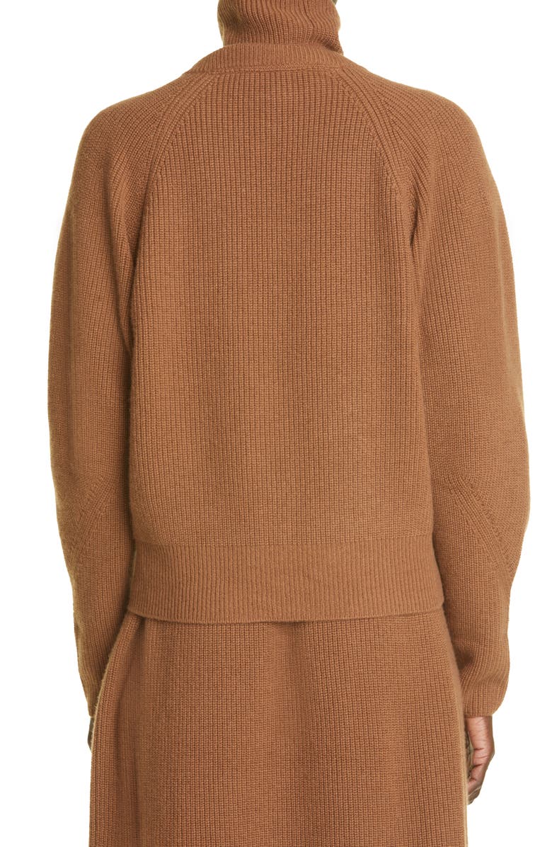 Lafayette 148 New York Rib Cashmere & Wool Cardigan, Alternate, color, 