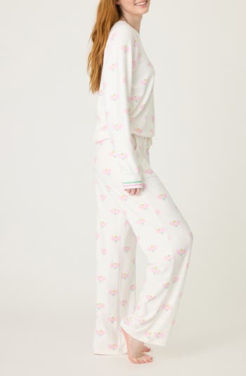 Peachy Par Jersey Pajamas