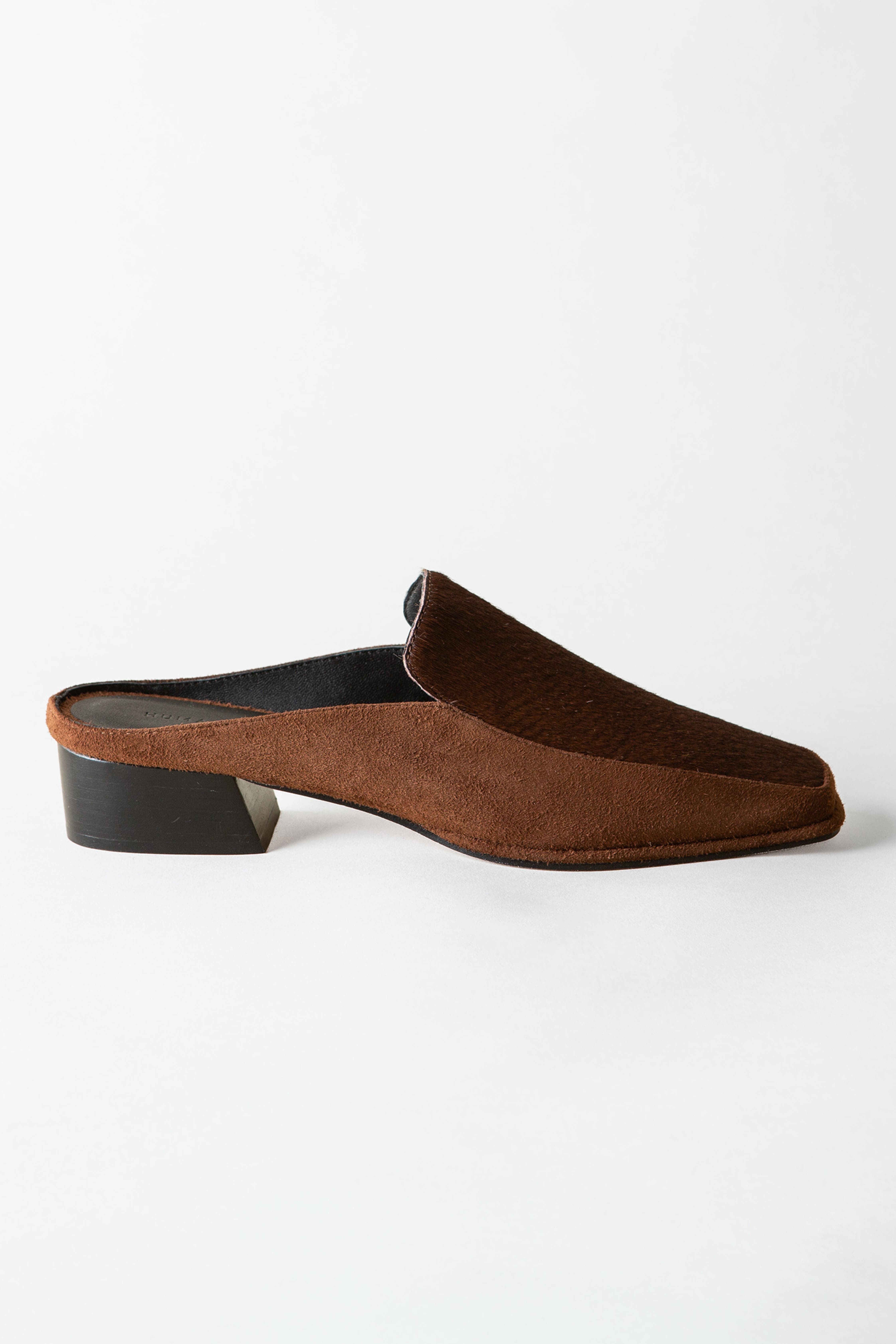Felix Genuine Calf Hair Slip-on Loafer Mule, Alternate, color, Chocolate Calf Hair