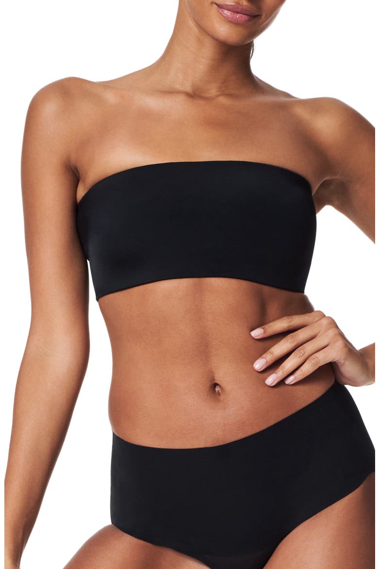 SPANXsmooth™ Suit Your Fancy Bandeau, Main, color, VERY BLACK