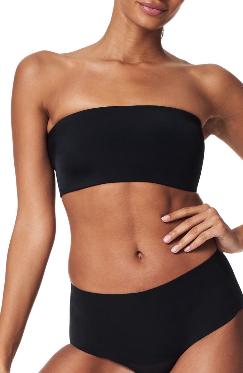 SPANX<sup>®</sup> SPANXsmooth<sup>™</sup> Suit Your Fancy Bandeau, Main, color, Very Black