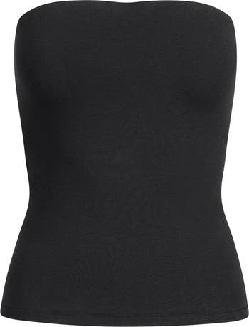 Stretch Cotton Jersey Tube Top
