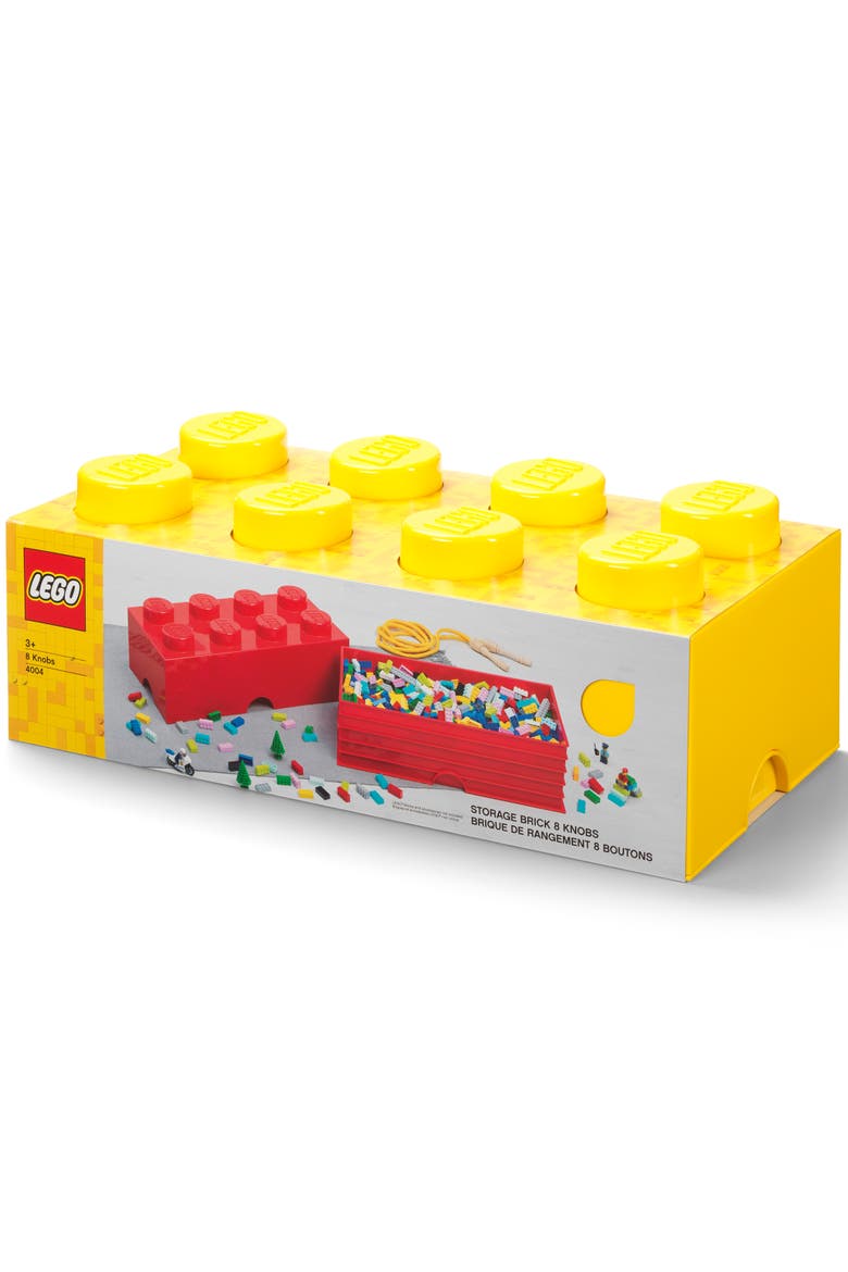 Storage Brick 8  Yellow, Main, color, Yellow