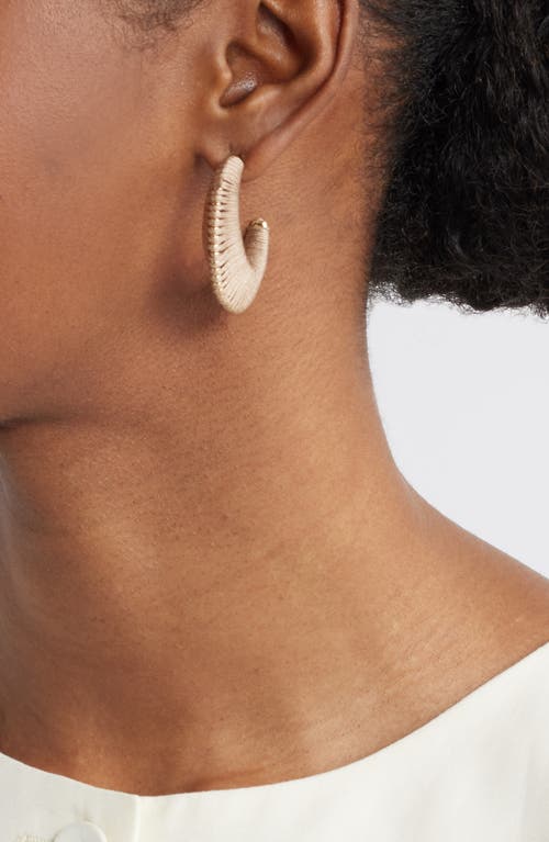 Nordstrom Wrapped Half Hoop Earrings