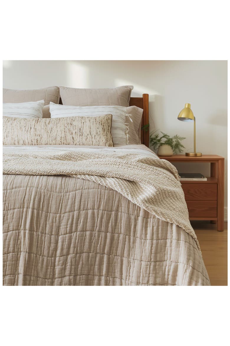 Cloud Knit Throw Blanket, Alternate, color, BEIGE