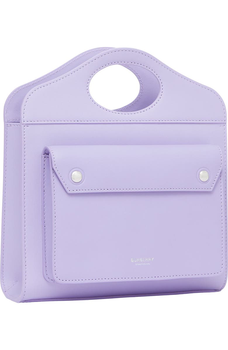 Burberry Mini Leather Pocket Bag, Alternate, color,