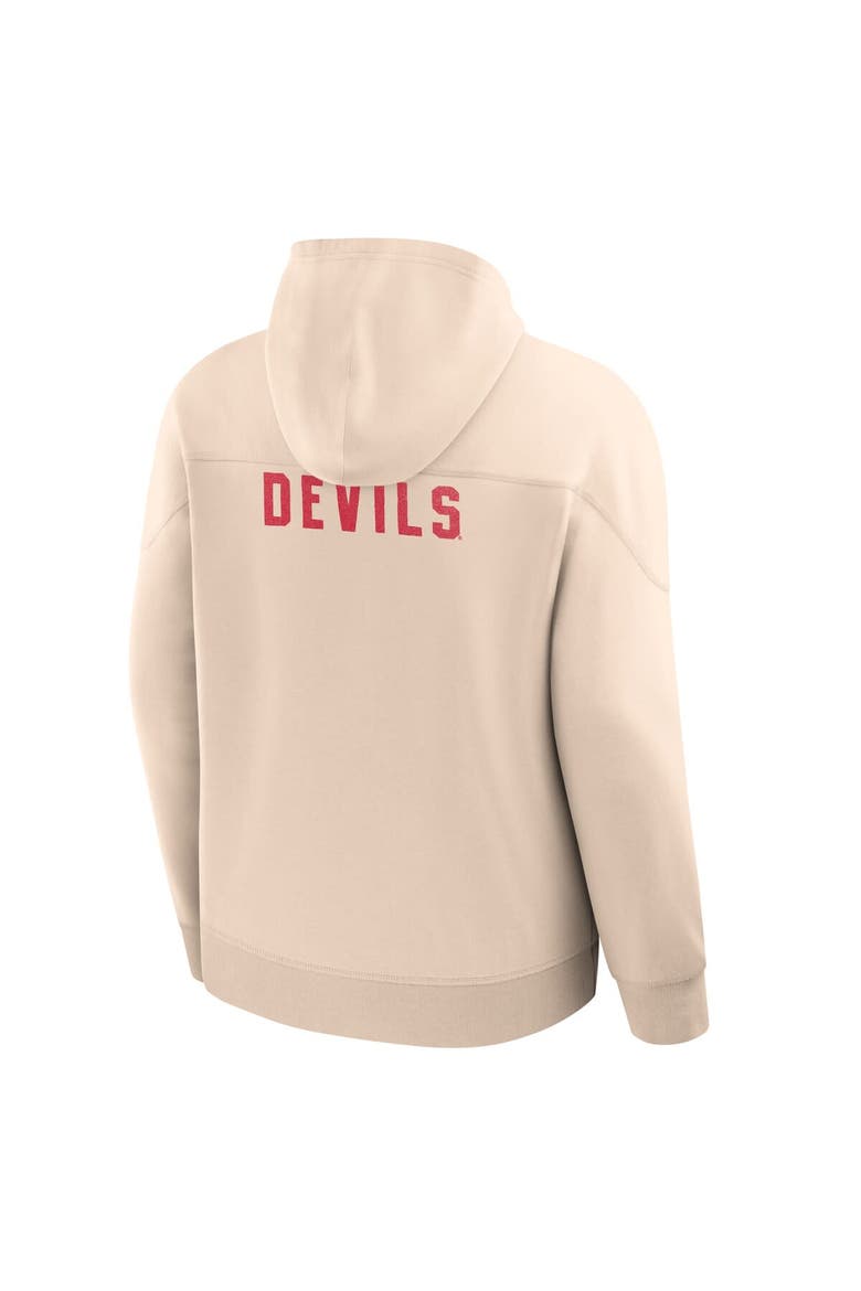 Men's Fanatics Cream New Jersey Devils Vintage Hoodie, Alternate, color, Cream