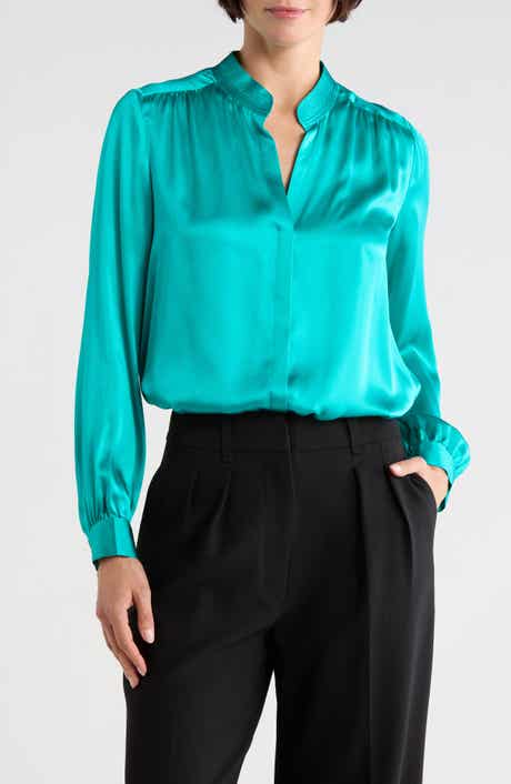 Bianca Silk Satin Blouse