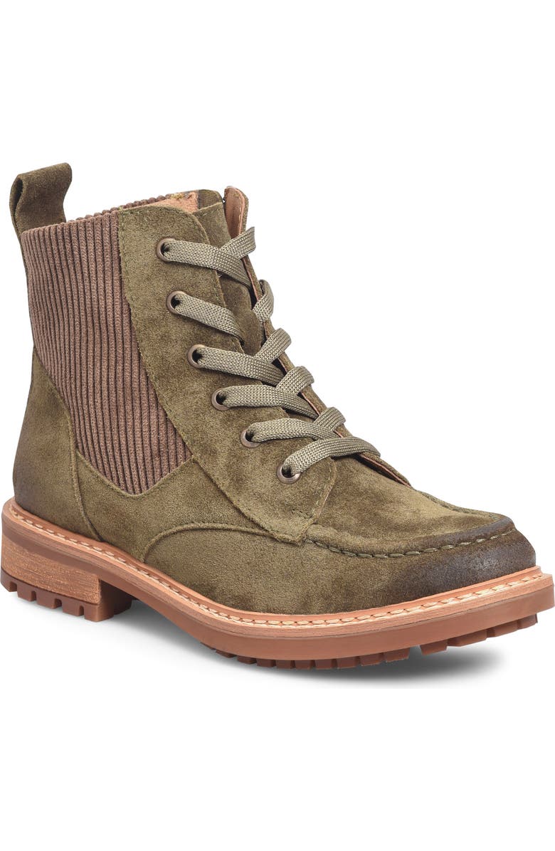 Söfft Lonnie Lug Sole Bootie, Main, color, Fern