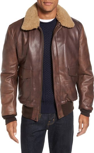 Cowhide bomber jacket best sale