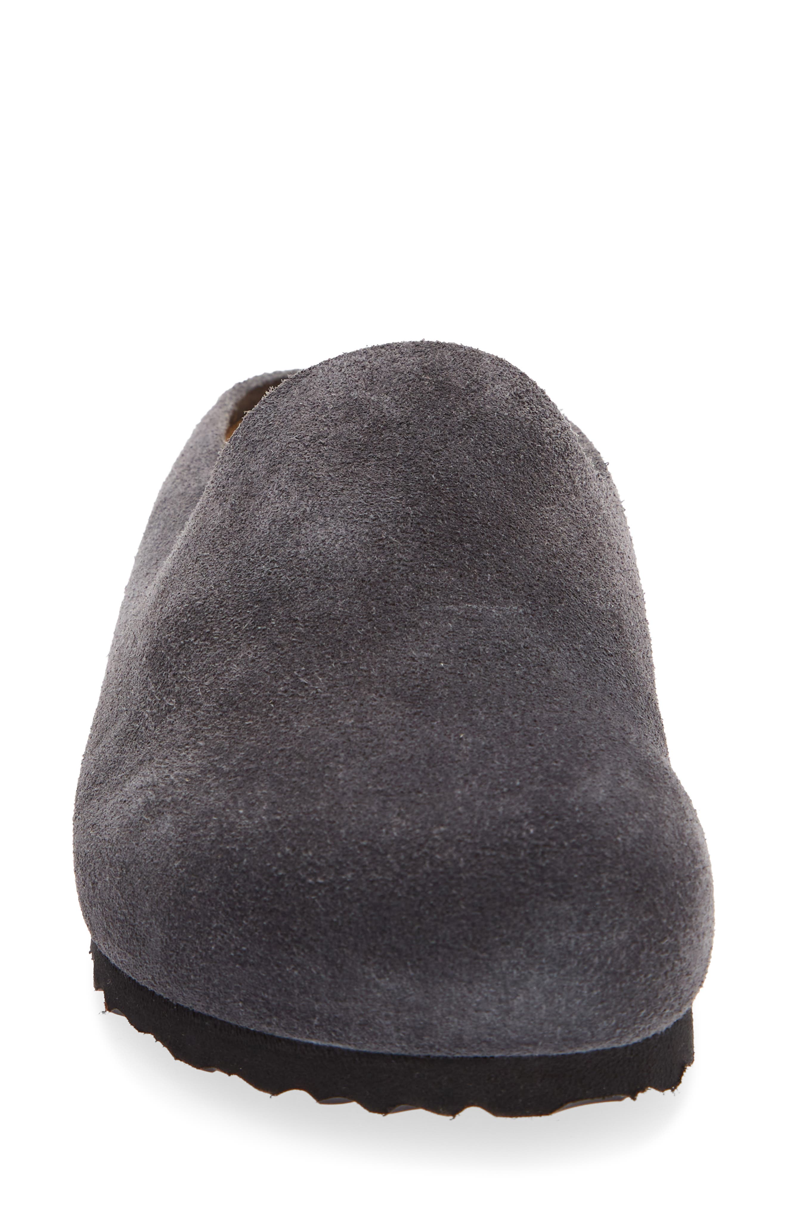 Amsterdam Wrapped Leather Mule, Alternate, color, CHARCOAL