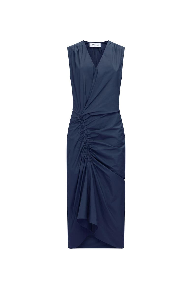 AGNES Wrap dress, Main, color, Blue