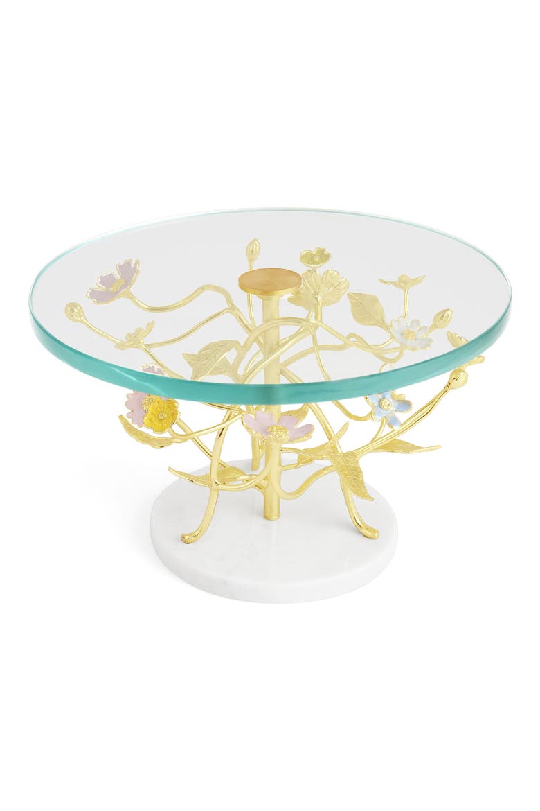 Wildflowers Cake Stand, Alternate, color, WHITE