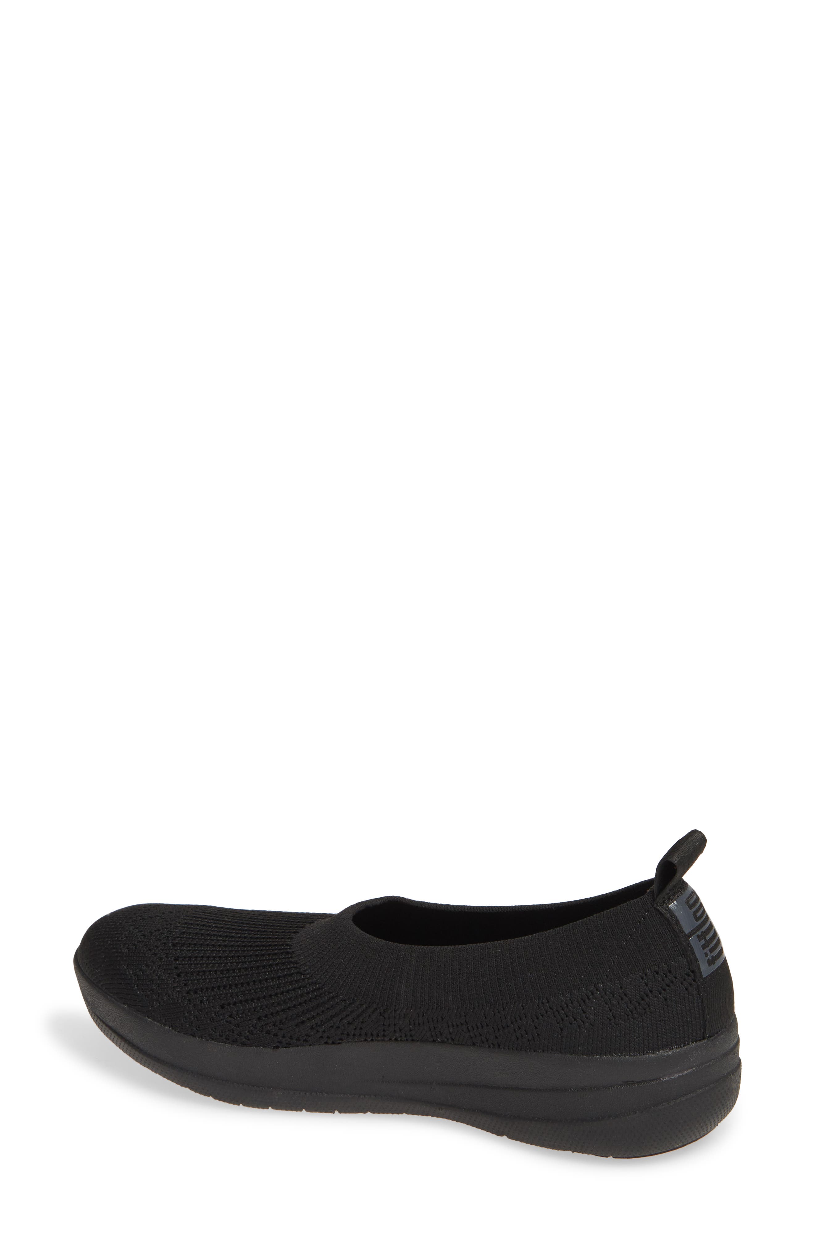 Uberknit Ballerina Flat, Alternate, color, ALL BLACK FABRIC