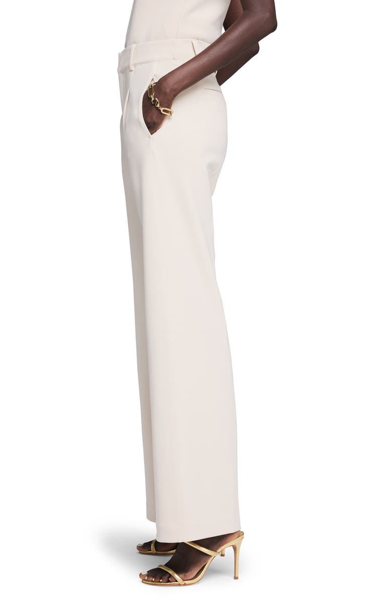 NIC+ZOE Wide Leg Scuba Knit Pants, Alternate, color, Powder