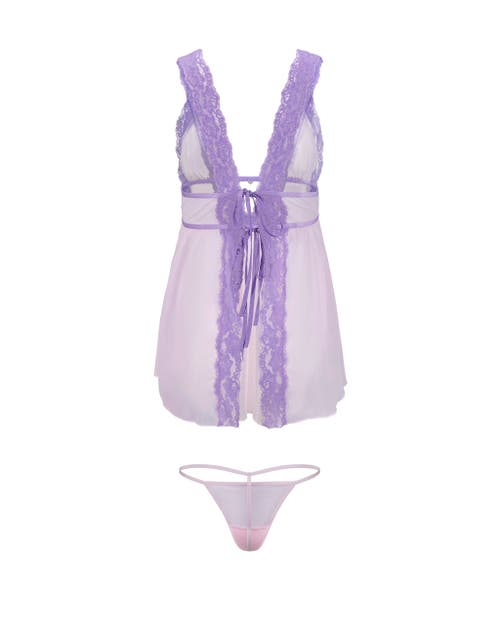 ADORE ME ADORE ME ADALEE BABYDOLL & G-STRING SET LINGERIE 