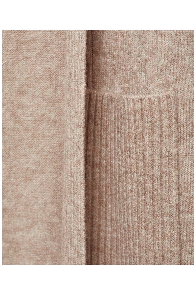 Oversize Long Cardigan, Alternate, color, SAND