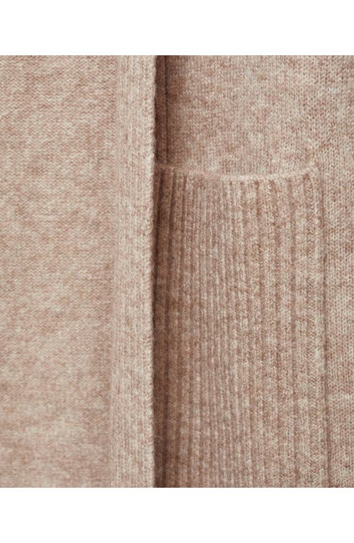 Mango Cardigan Maille Oversize In Sand