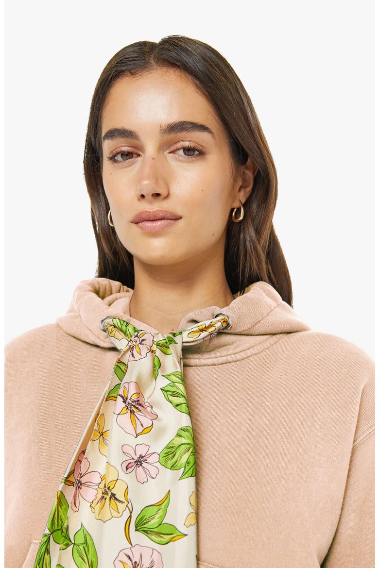 Cravat Hoodie, Alternate, color, SHY GIRL MAHOGANY ROSE