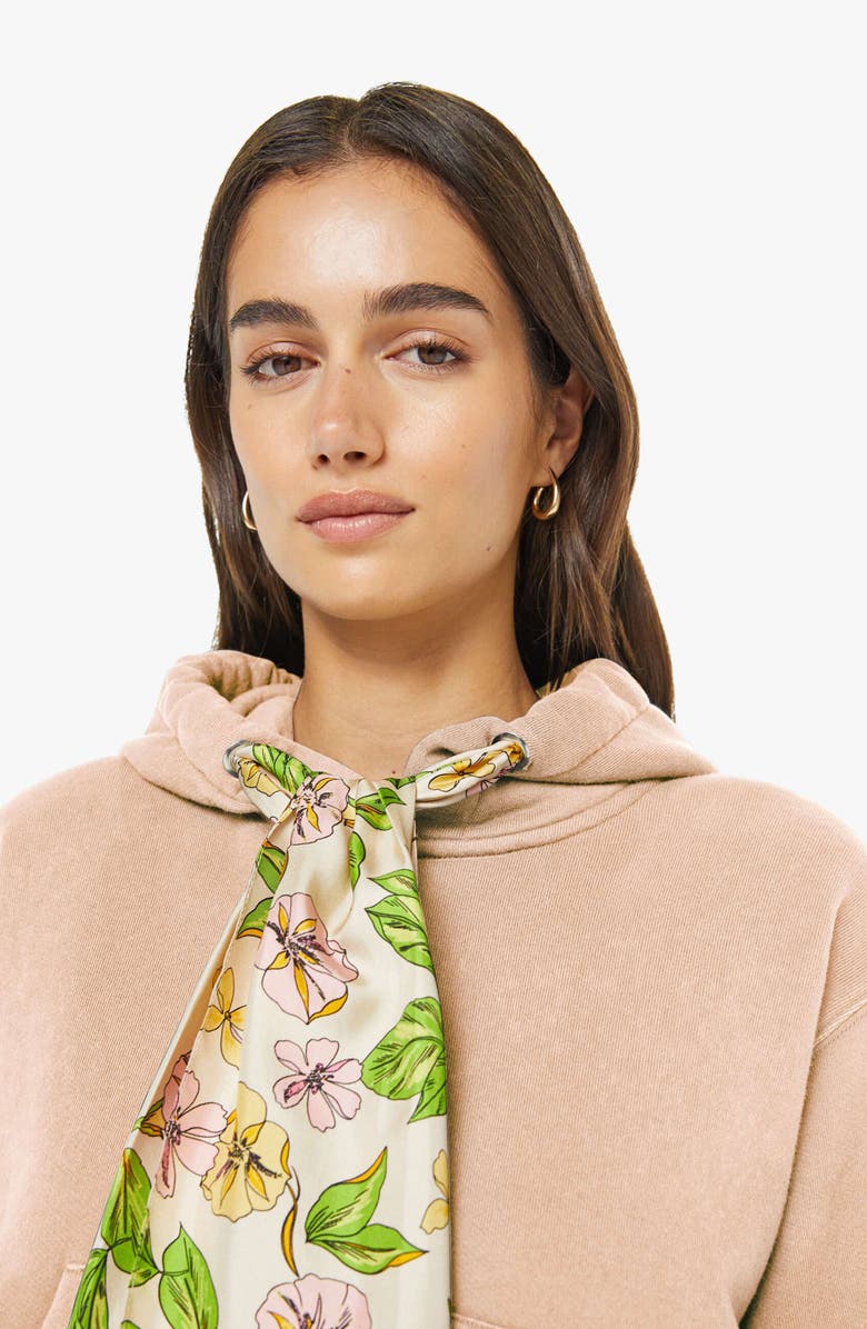 MOTHER Cravat Hoodie, Alternate, color, Shy Girl Mahogany Rose